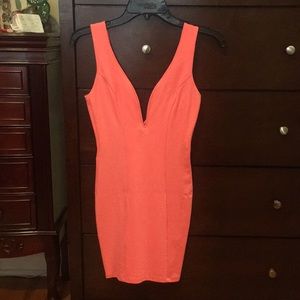 Coral dress